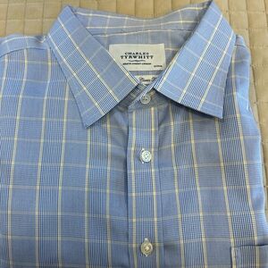 Charles Tyrwhitt Blue and Yellow Dress Shirt